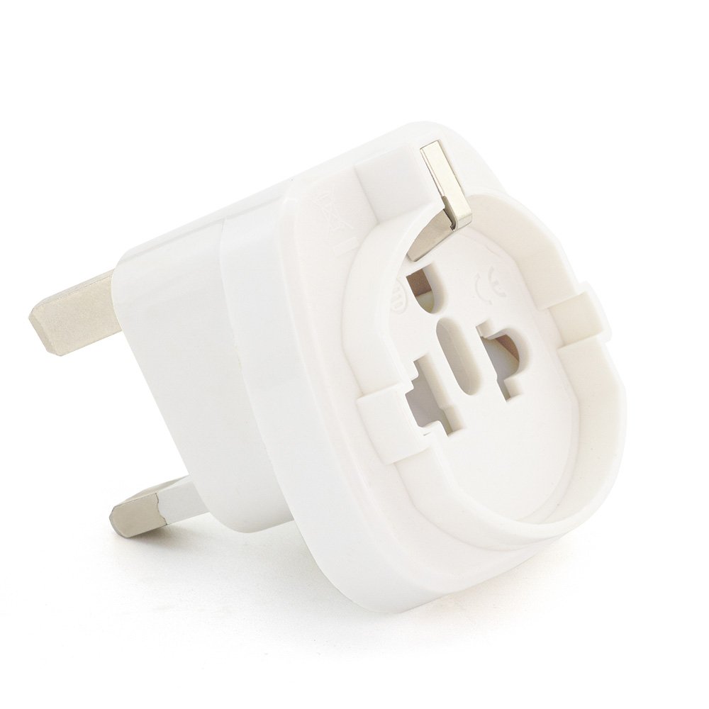 EU to type G plug converter UK Singapore Malaysia travel Plug adapter universal EU to UK 3 square pin grounded travel adaptor