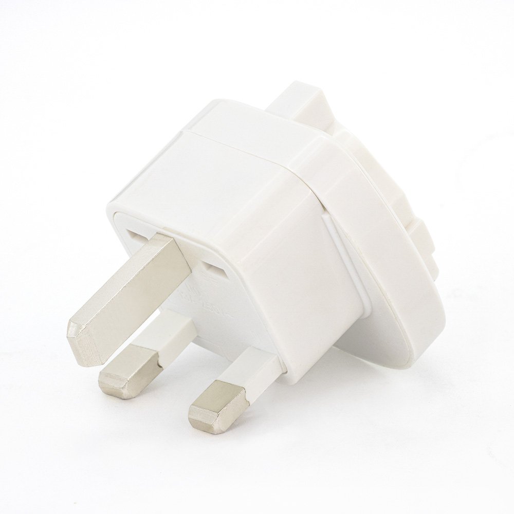 EU to type G plug converter UK Singapore Malaysia travel Plug adapter universal EU to UK 3 square pin grounded travel adaptor