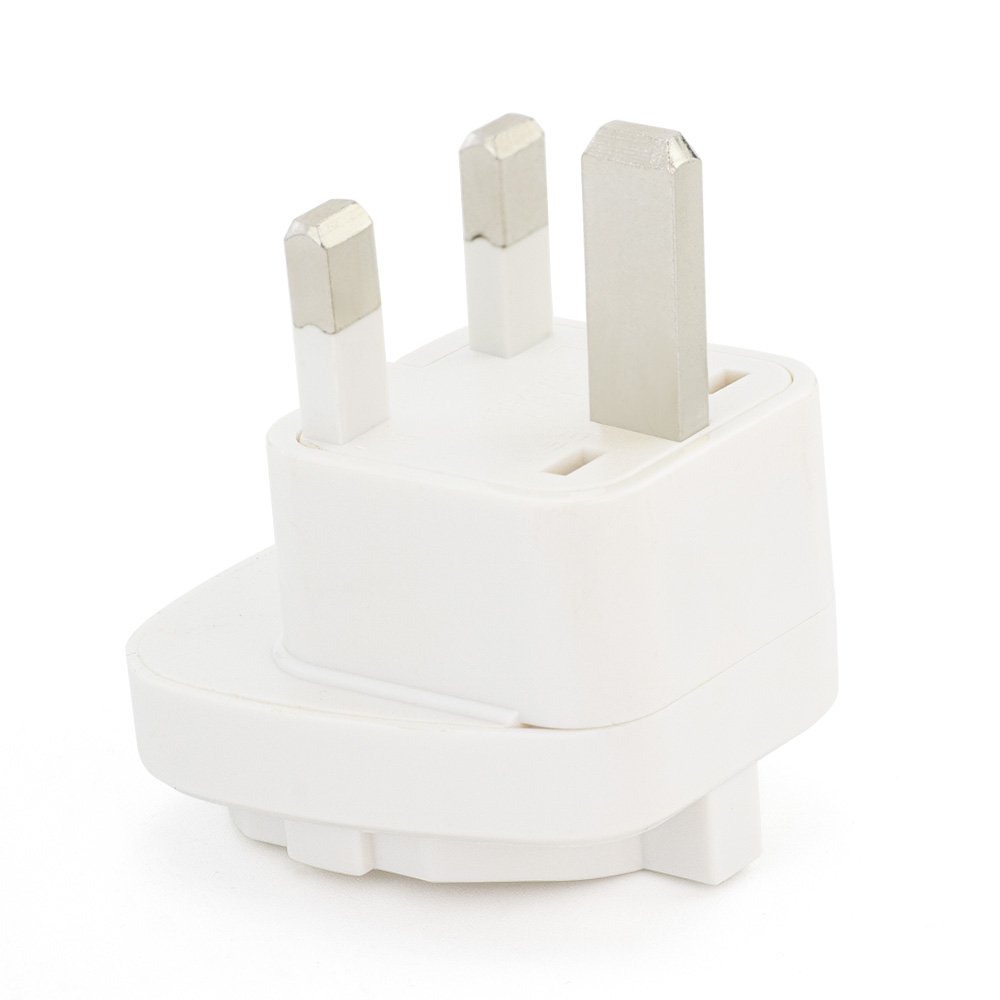EU to type G plug converter UK Singapore Malaysia travel Plug adapter universal EU to UK 3 square pin grounded travel adaptor