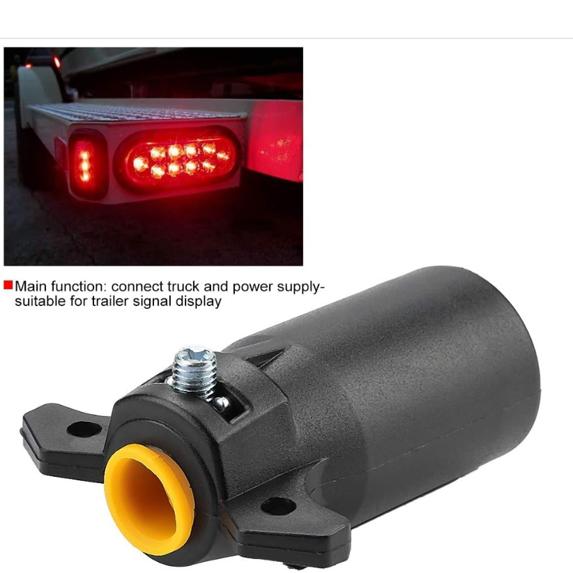 7pin trailer plug trailer plug adapter 7-pin round trailer coupling tow plug adapter 12 V US