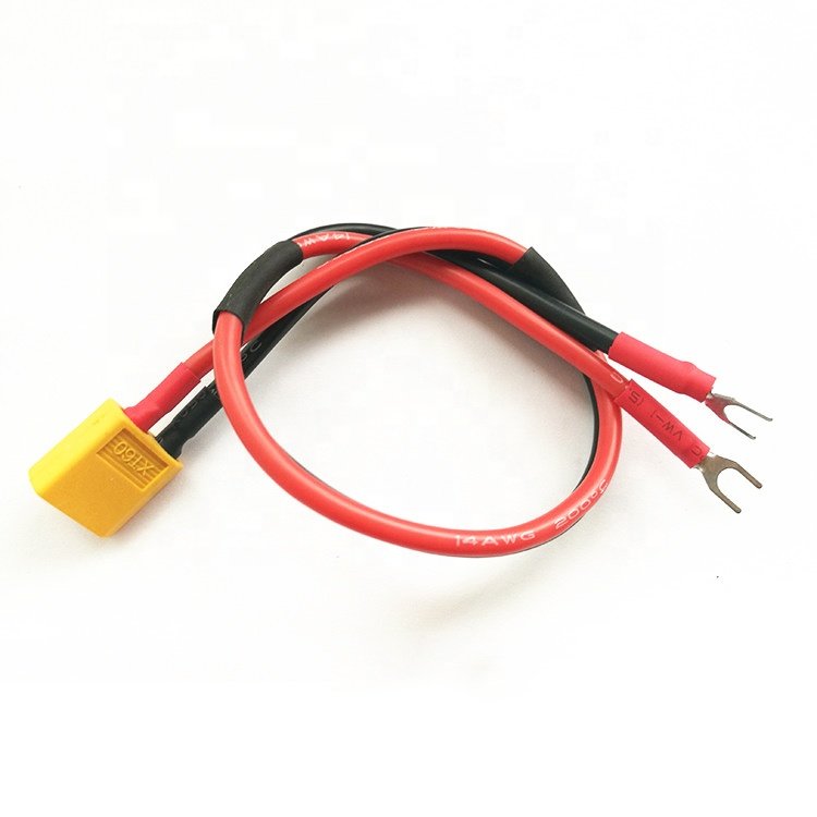 Male Female Amass XT60 XT90 Connector to Eye Ring Terminal Plug Silicone Cable Wire Harness For Rc Lipo Battery Esc Motor Drone