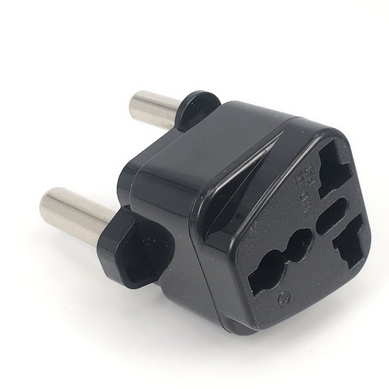 Wholesale universal to Type-M Converter European US AU UK to south africa plug adapter Round 3 Pins For TravelSri Lanka Nepal