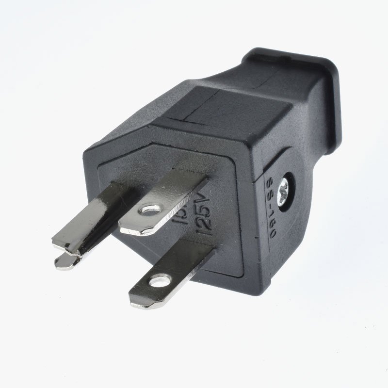 USA 3 pin 15 amp plug connector power household appliances electric power American plug adapter