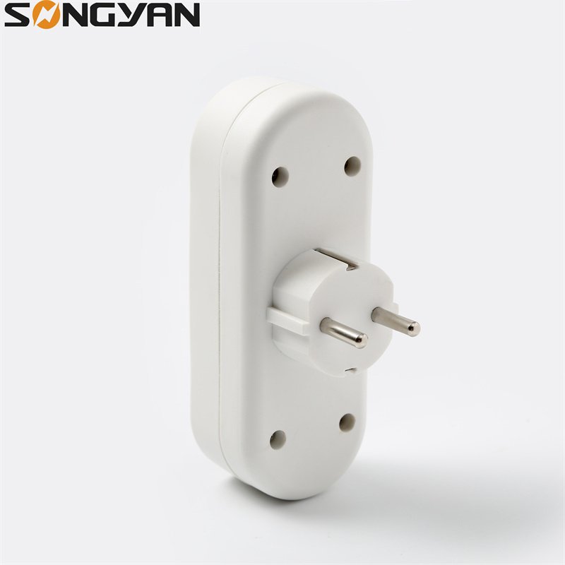 Multi conversion socket 16A compact earthed european travel plug socket adapter with 2 usb