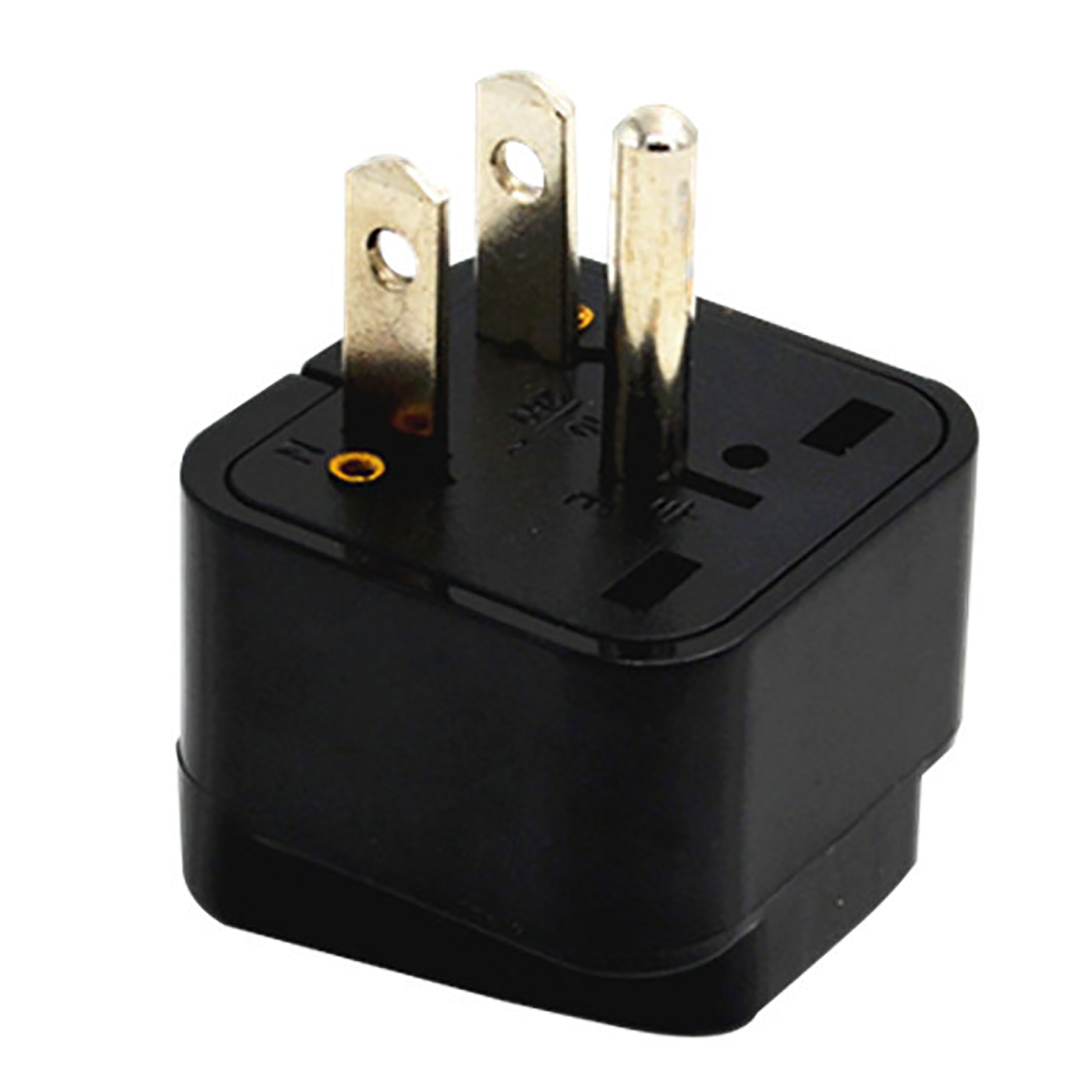 USA/CA 3 Pin Plug Converter Travel Adapter Universal Converters Travel Adapter Wall AC Power Plug Adapter for EU