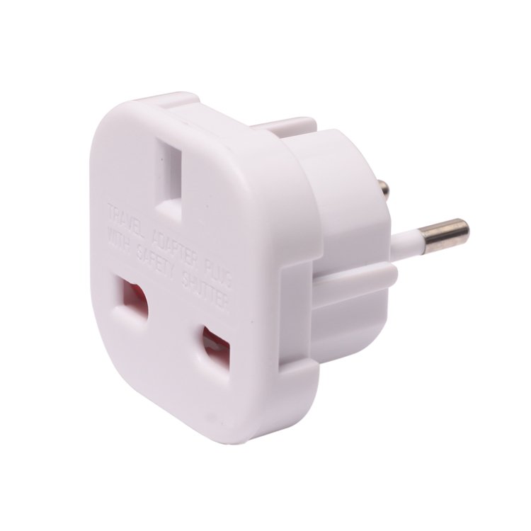 UK to EU Plug Converter 240V AC Power Adapter Charger Euro Travel Adapter EU Plug Adapter British Socket Outlet