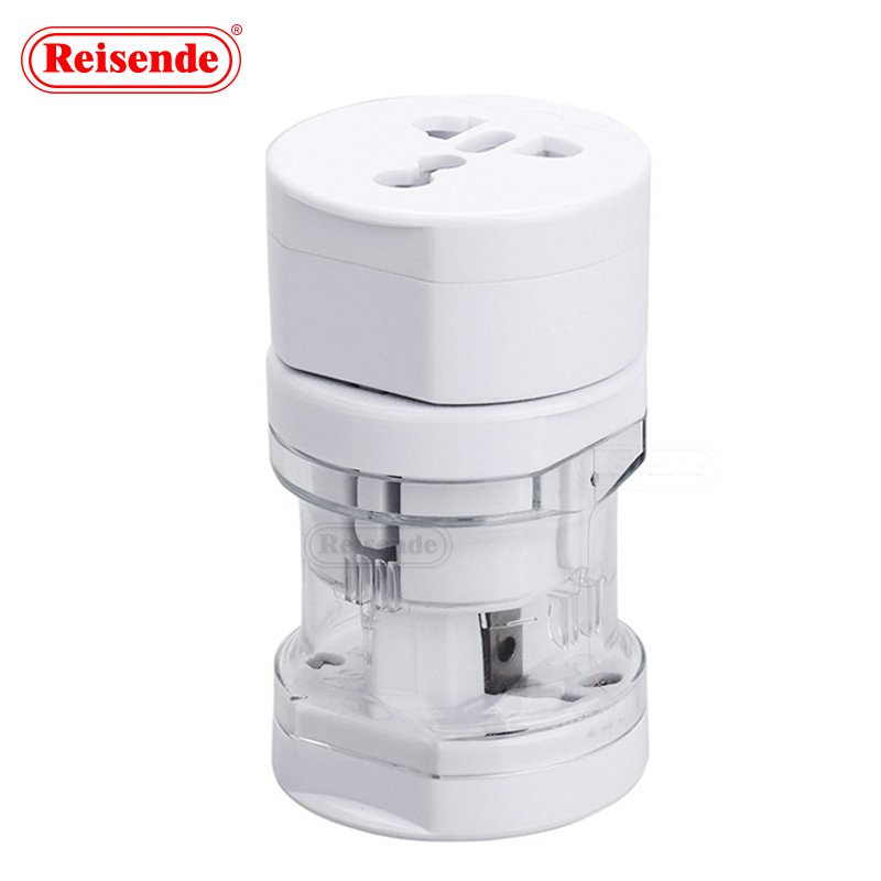 Three-in-One Wonderful Colorful World Travel Adapter US UK EU AU Plug Adaptor Converter OEM Supported Customized Socket Power