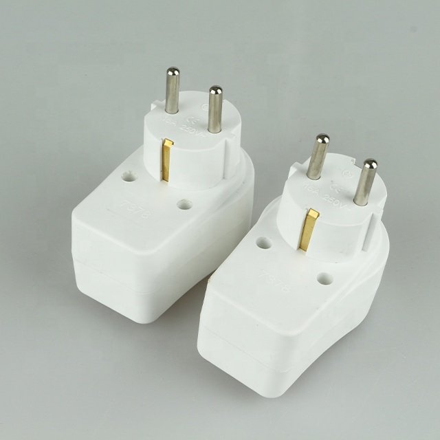 Top quality 16A 250V SCHUKO PC plug and socket converter with the switch