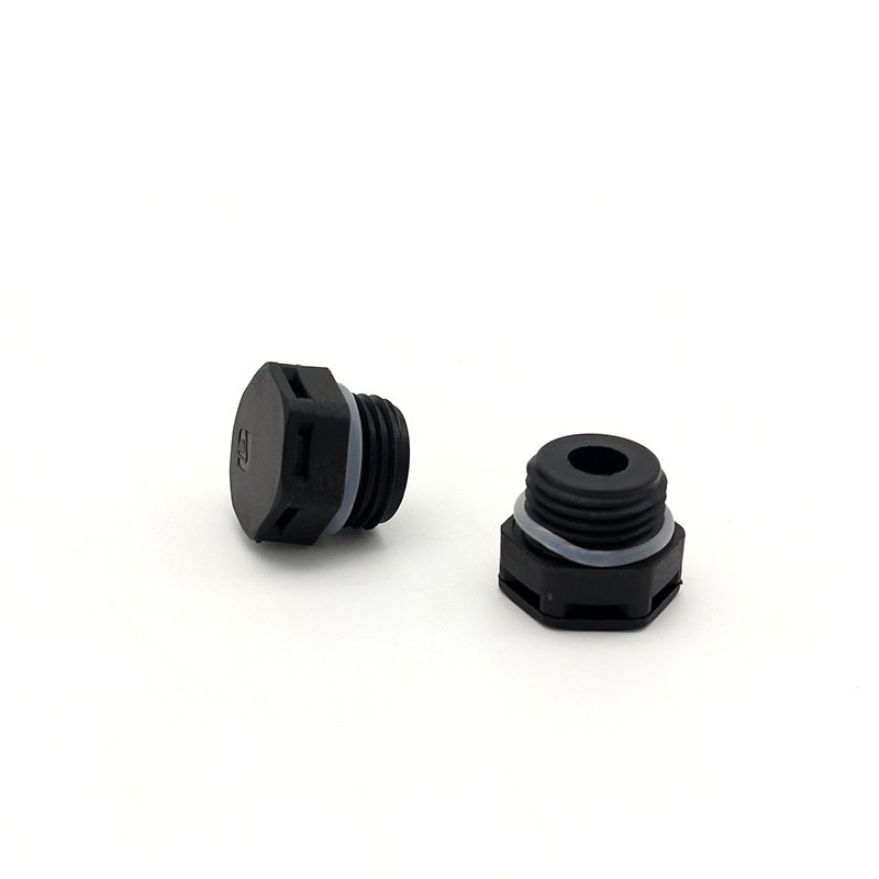 OEM M12*1.5 IP68 Plastic nylon Air Transmission Breathable Air Vent Plug for LED lighting Fixture