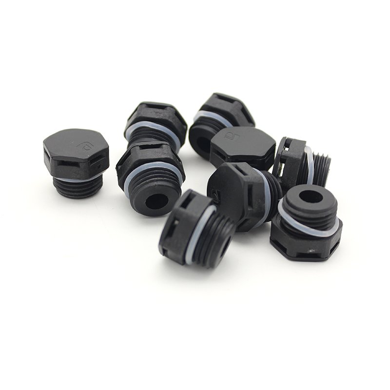 OEM M12*1.5 IP68 Plastic nylon Air Transmission Breathable Air Vent Plug for LED lighting Fixture