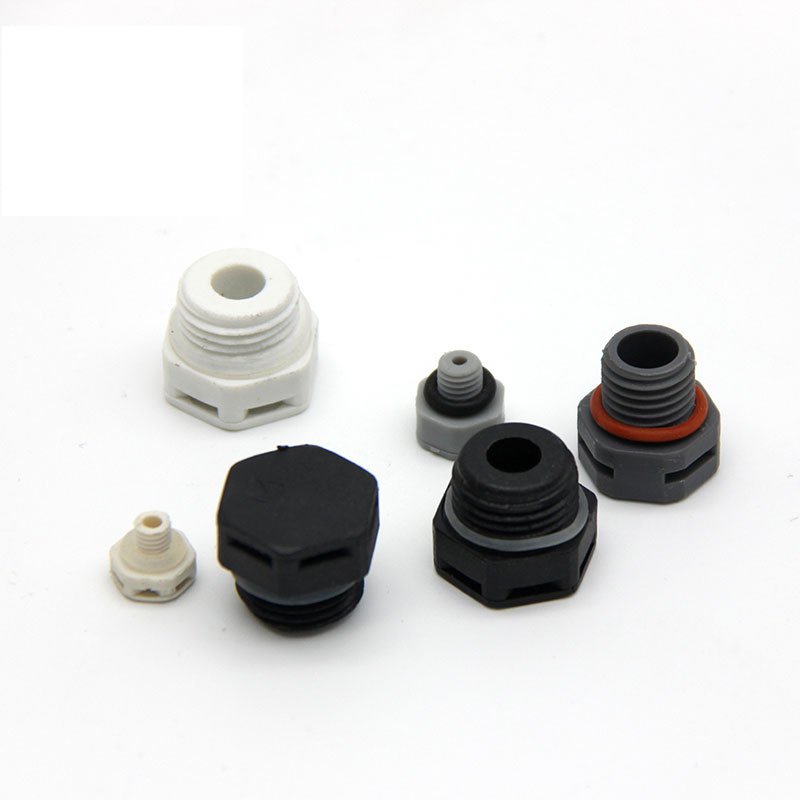 OEM M12*1.5 IP68 Plastic nylon Air Transmission Breathable Air Vent Plug for LED lighting Fixture