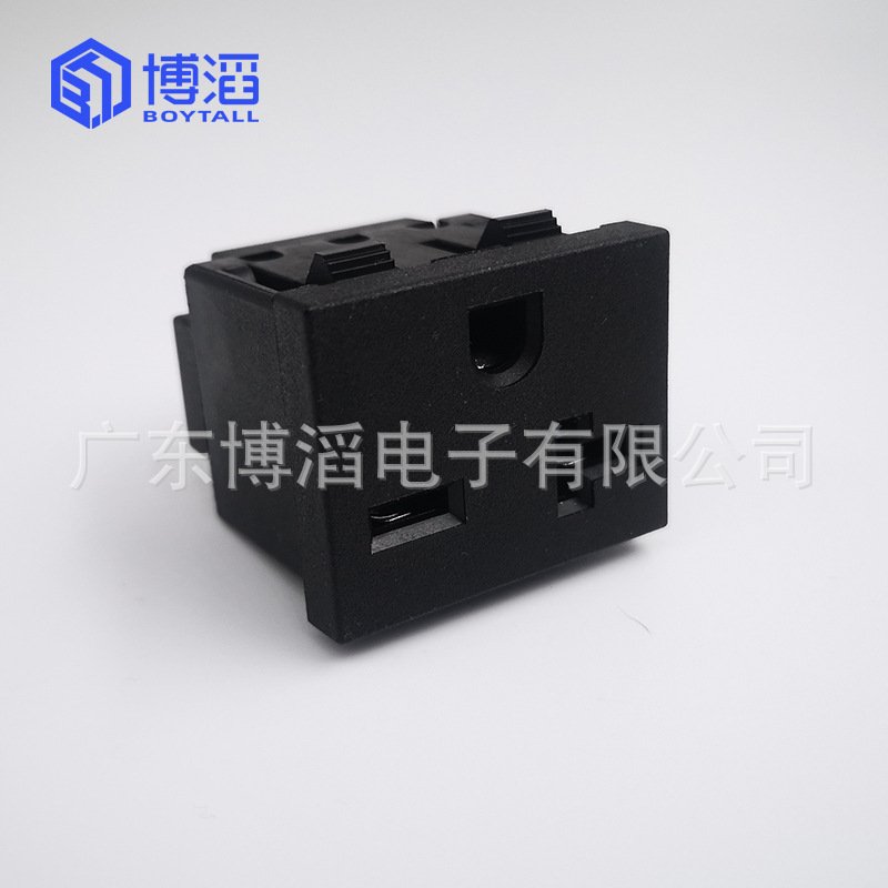 US Power Desktop Outlet Embedded Electrical Panel Receptacle Ac Socket EURO Power Distribution Unit Outlet Socket