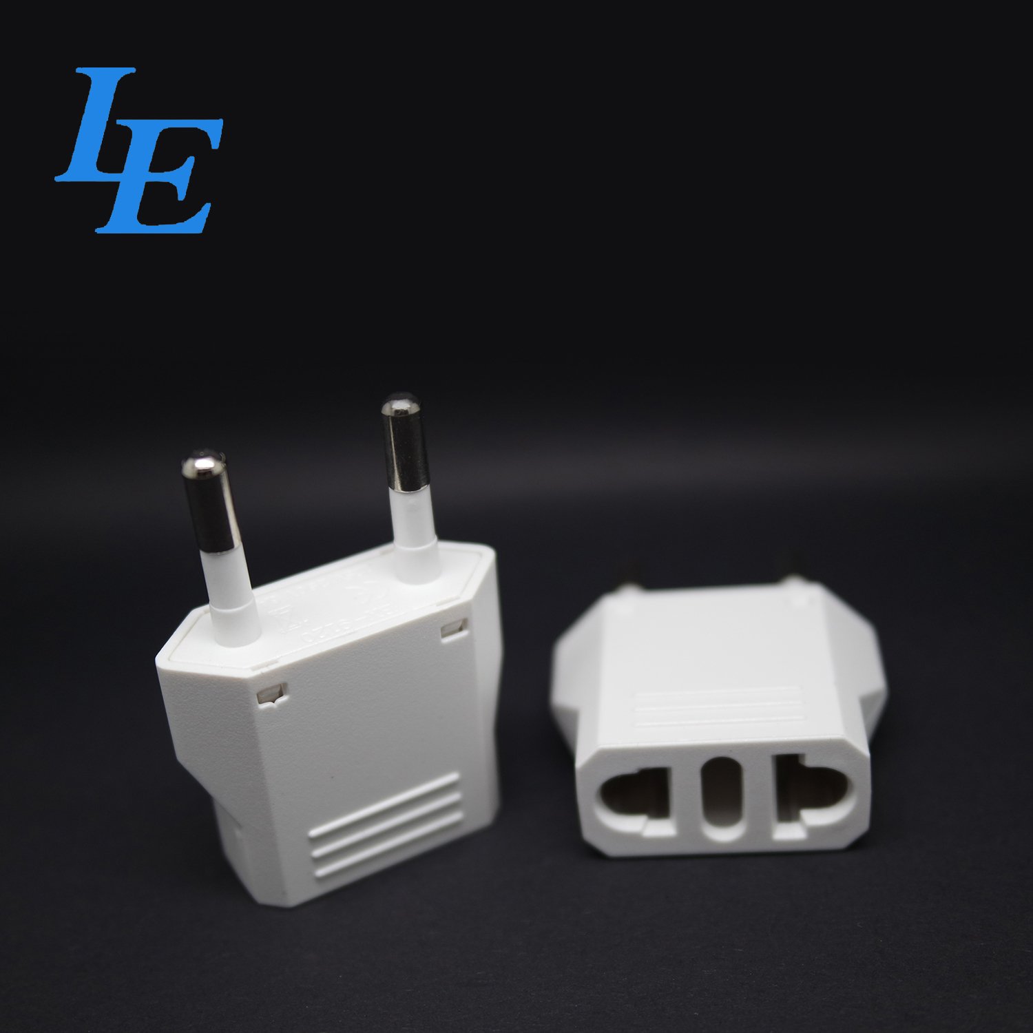 LE Travel Plug Socket EU Type Power Plug Adapter