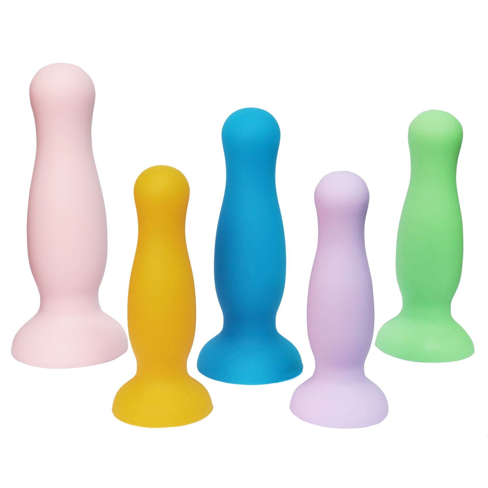Factory Direct Sale soft silicone butt plug colorful adult products Anal Pleasure sex toy for men and women
