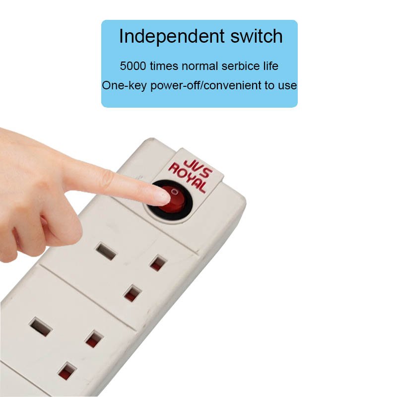 Black/white 4 way outlet uk standard/electric plug /smart power strip/switches and socket with Child safety shutter