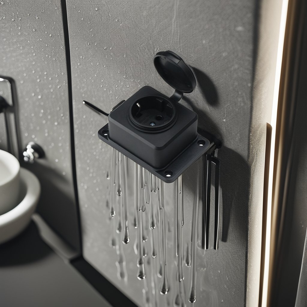 IP54 rubber Germany EU Waterproof Industrial Socket AC Power Socket German Industrial Plug Electrical Socket with Cover