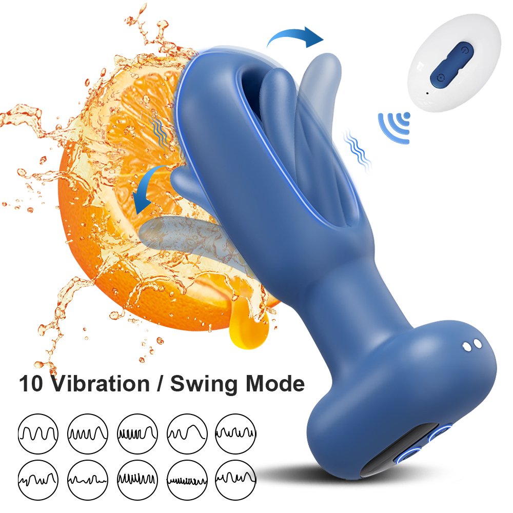 Remote Control Anal Plug Thrusting Vibrator For Women Male Prostate Massager Anal Dildo Butt Plug