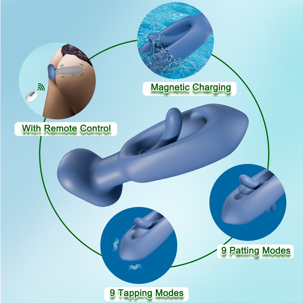 Remote Control Anal Plug Thrusting Vibrator For Women Male Prostate Massager Anal Dildo Butt Plug