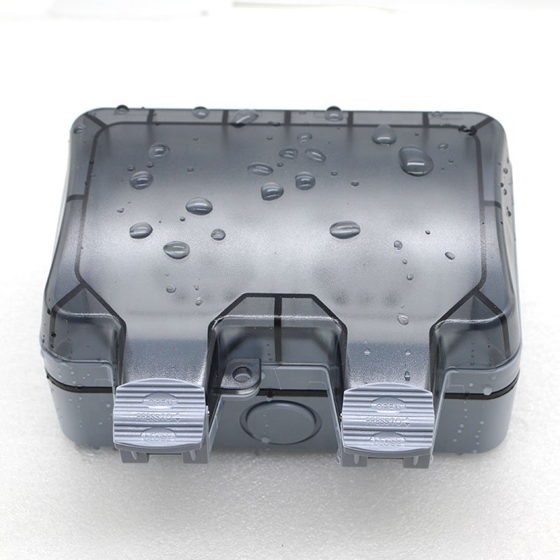 High Quality Flame Retardant ABS Electric Switch Wall Socket Factory Wholesale UK IP66 Outdoor Waterproof Rain-Proof Plug France