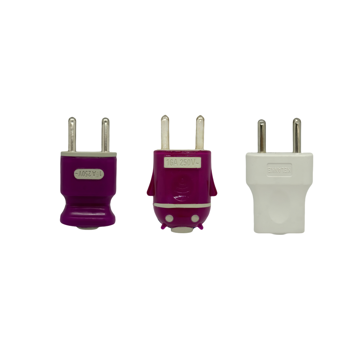 Factory direct Plastic many styles EU standard 10A/16A 250V 2-pole plugs for wires Electrical Instrumentation