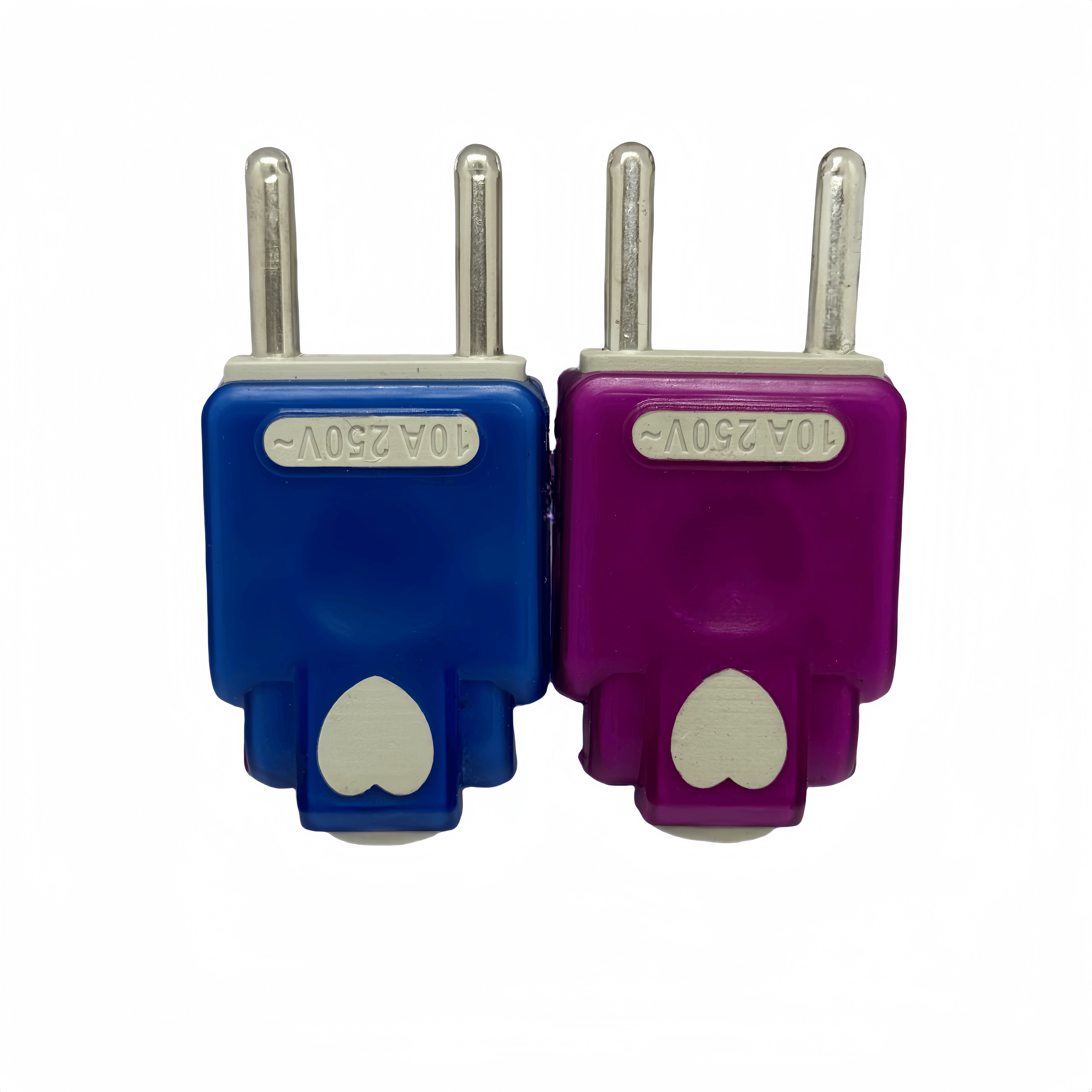 Factory direct Plastic many styles EU standard 10A/16A 250V 2-pole plugs for wires Electrical Instrumentation