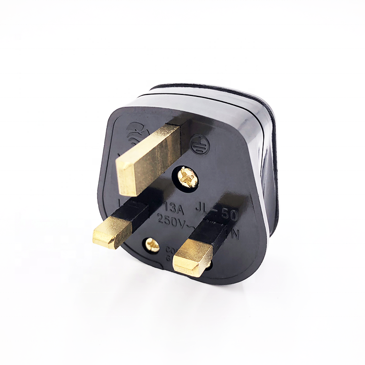 UK assembly BS 1363 13A 250V 3 pin electrical plug