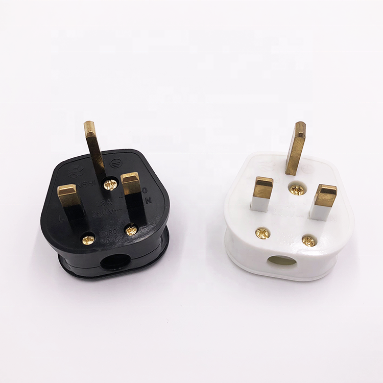 UK assembly BS 1363 13A 250V 3 pin electrical plug