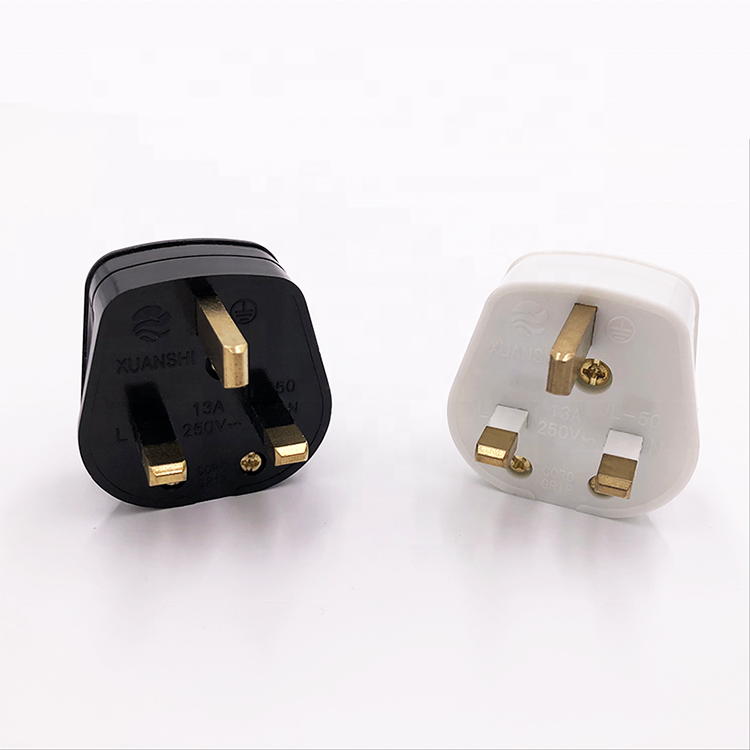 UK assembly BS 1363 13A 250V 3 pin electrical plug