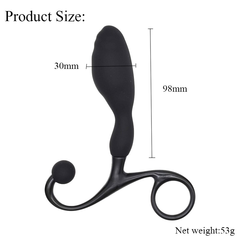 Portable Prostate Massager Masturbator Ass Anal Plug Dilator Dildo Silicone Open G Spot Buttplug Sex Toys for Men Women