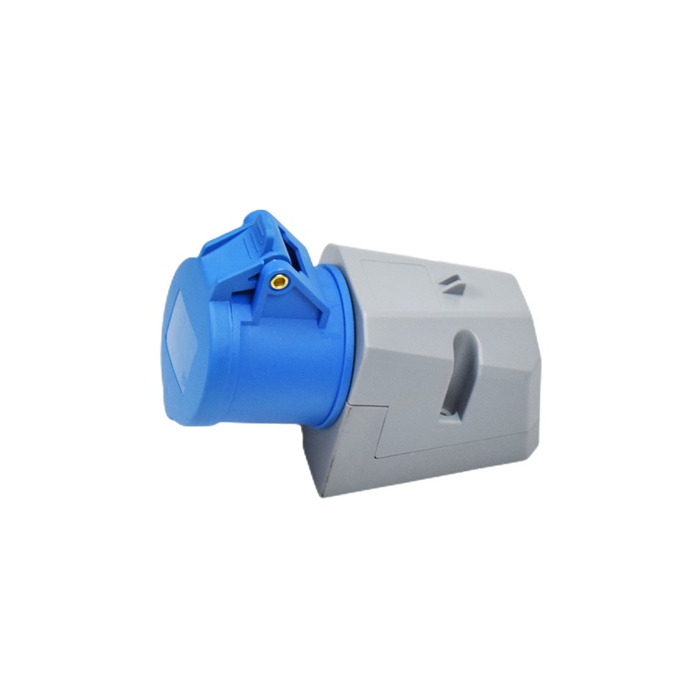 IP44 IEC/CEE type 2P E industrial plug socket 220v 16A