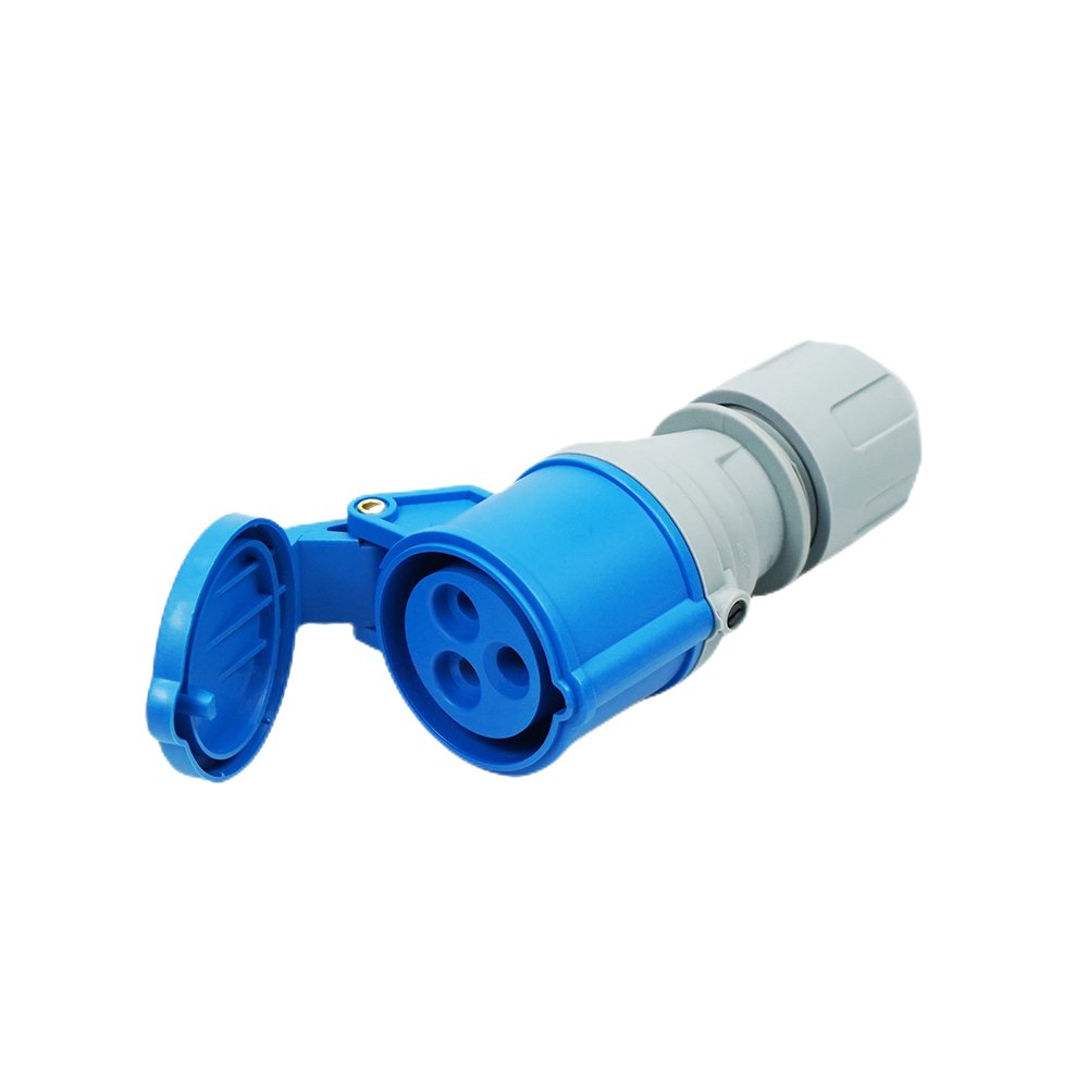 IP44 IEC/CEE type 2P E industrial plug socket 220v 16A