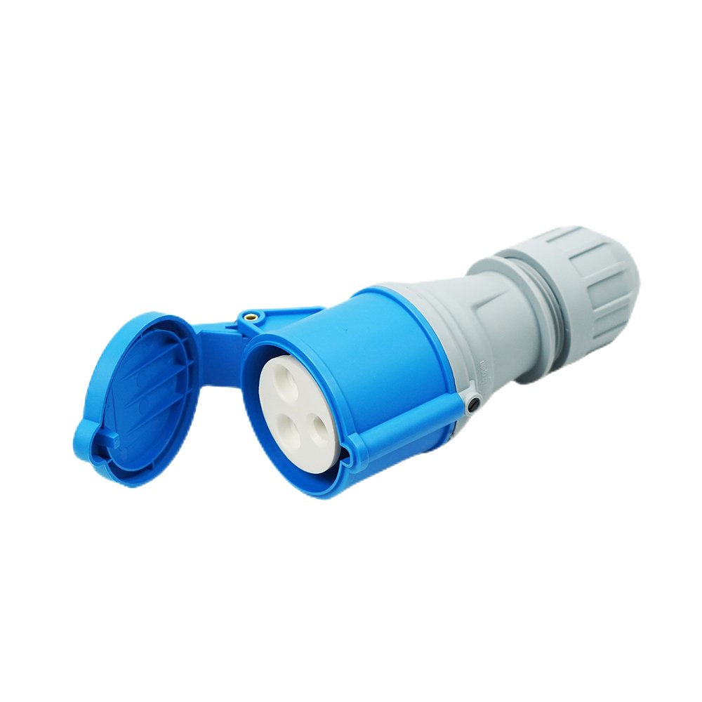 IP44 IEC/CEE type 2P E industrial plug socket 220v 16A