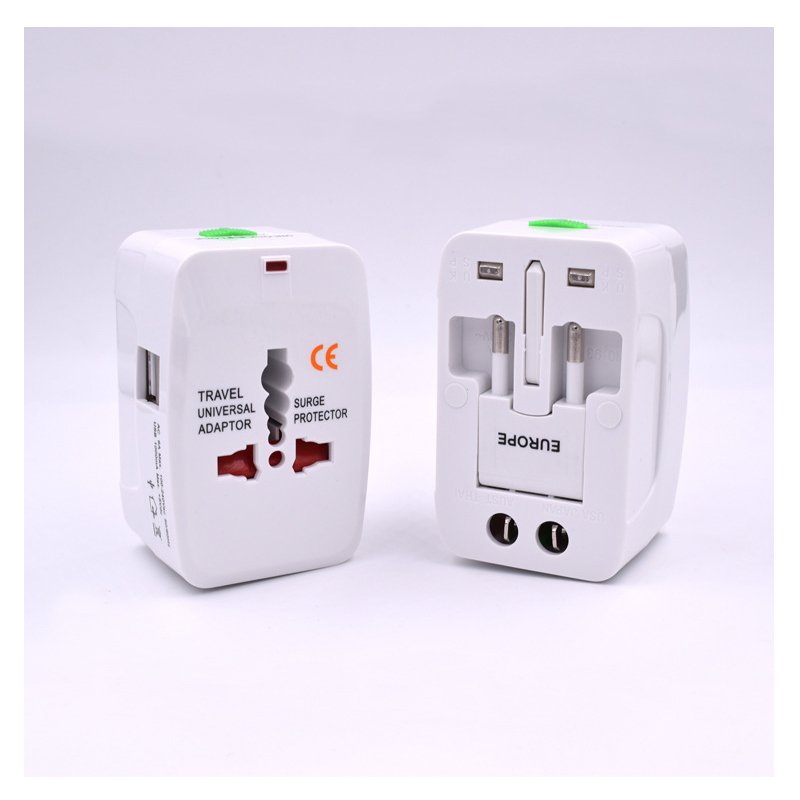 All in 1 universal USB travel adapter US EU AU UK plug international travel adapter european travel plug adapter
