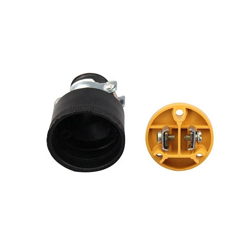 2 Pin US Male Electrical Plug Heavy Duty Socket Male Plug 2 Prong Male Electrical Outlet