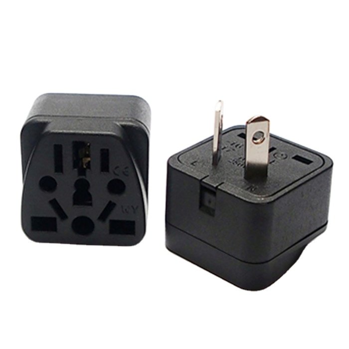 Australia Travel Adapter Universal 2-in-1 Plug Adapter with Grounded Socket for USA UK KR Swiss EU AU Rated Current 10A