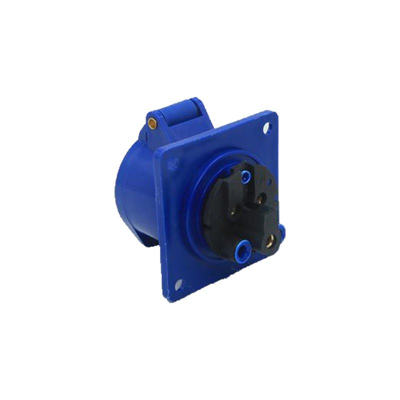 three-phase socket ZZ313 2P+E 220V 16A IP44 Outdoor three hole aviation plug
