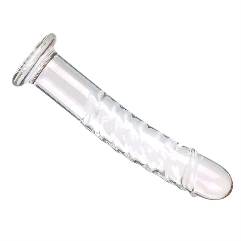 7" 8" 9" Borosilicate Glass Dildos Crystal Women Dildos Pleasure Wand Penis Female Masturbator Anal Plug Glass Dildos For Women