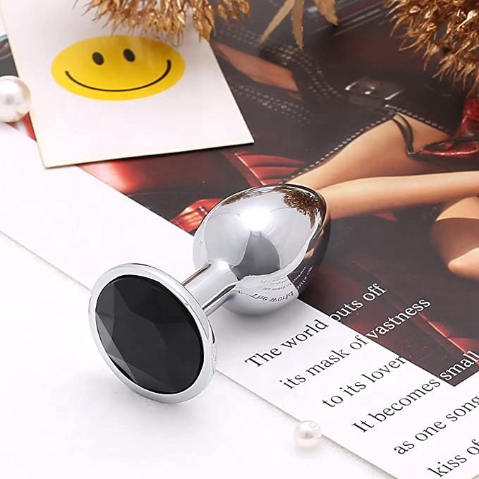 YPM 1 pcs New Bdsm Fetish Sm Set Metal Butt Anal Plug Adult butt plug Sex Toy For Man Women Couple