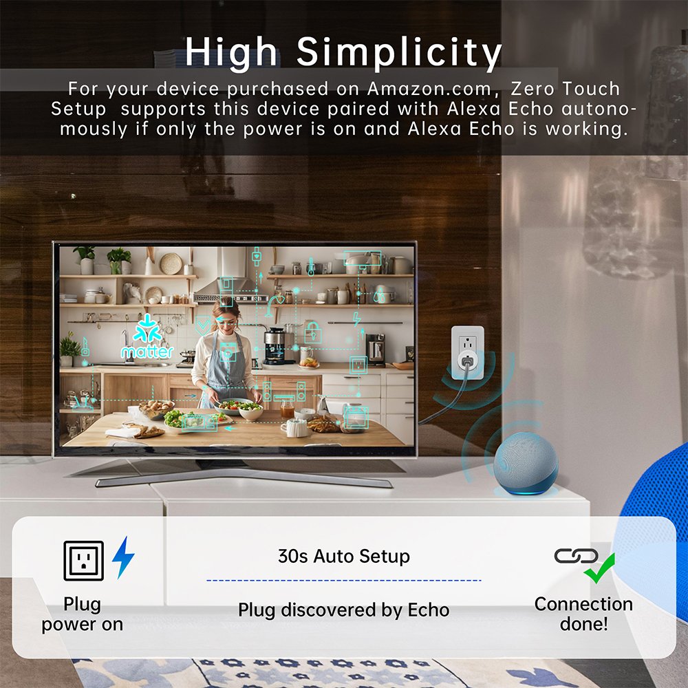 10A Smart Matter Socket WiFi US Plug ACK For Socket Support Google Home Alexa Homekit Plugs & Sockets