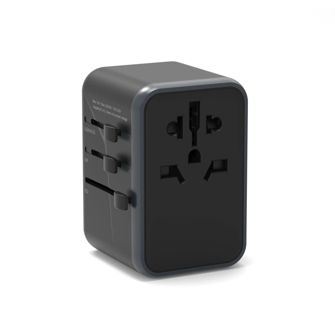 Good quality Latest products all in one universal plug international travel usb c power adapter