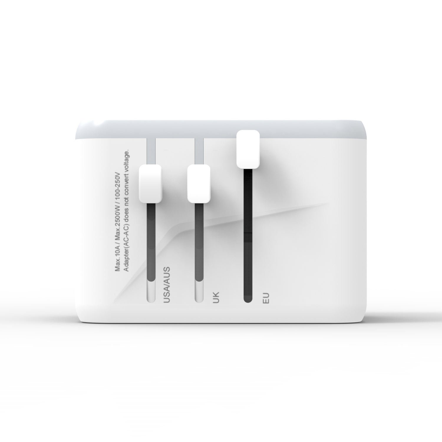 Good quality Latest products all in one universal plug international travel usb c power adapter