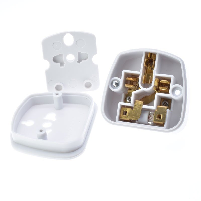 Uk tourist adapter EU to UK Plugs Power Converter Plugs 2 Pin Socket