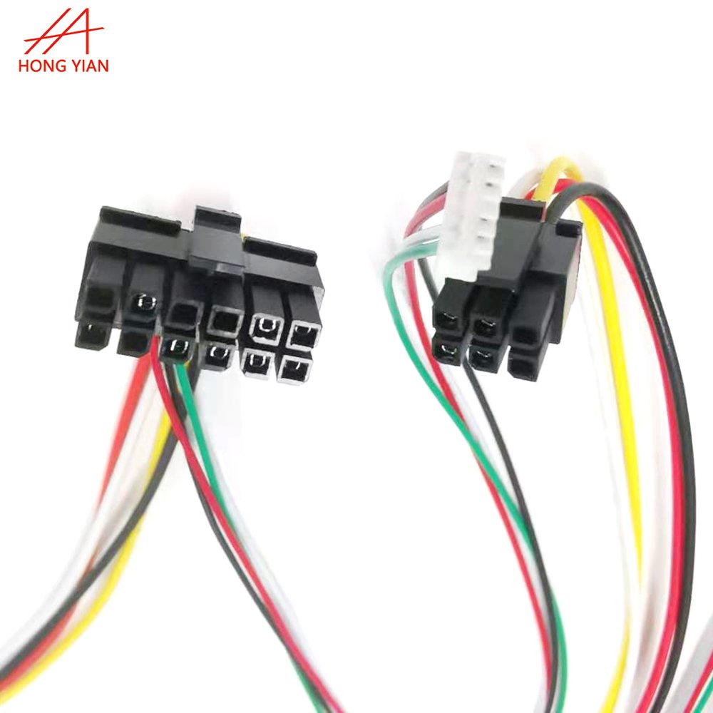 China Factory Custom Micro Fit 3.0mm TPA Dual Row Plug Housing Cable Molex MicroFit 3.0 12PIN Connector Wire Harness Assembly