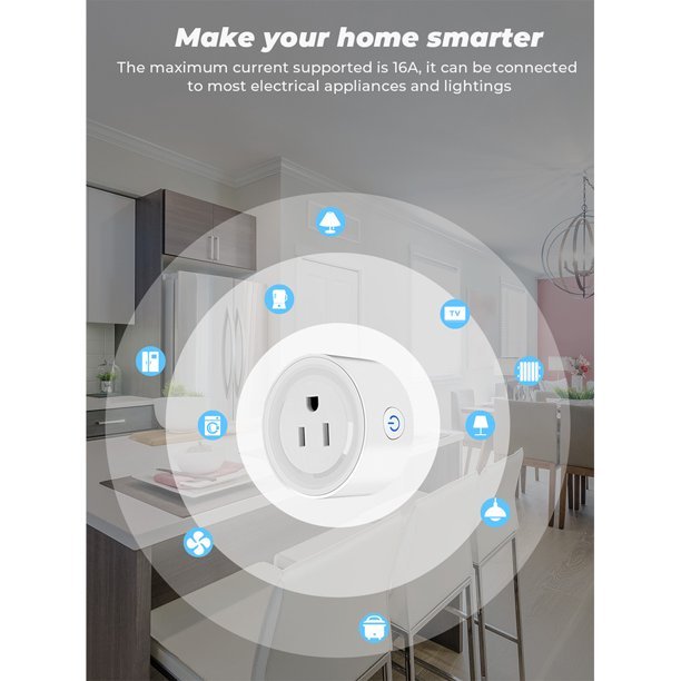 Us Alexa Voice Control Socket Life App Wireless Wifi Smart Power Plug Wifi US For Google Home Alexa tuya Smart Plug