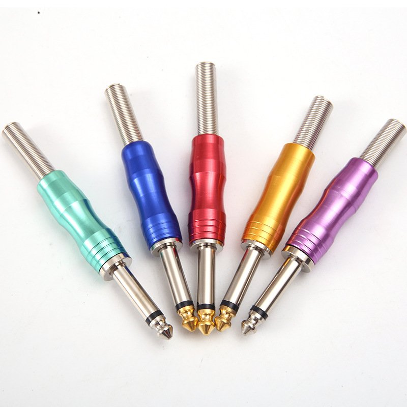 6.3mm aluminum oxide mono plug audio Microphone sound system Guitar plugs