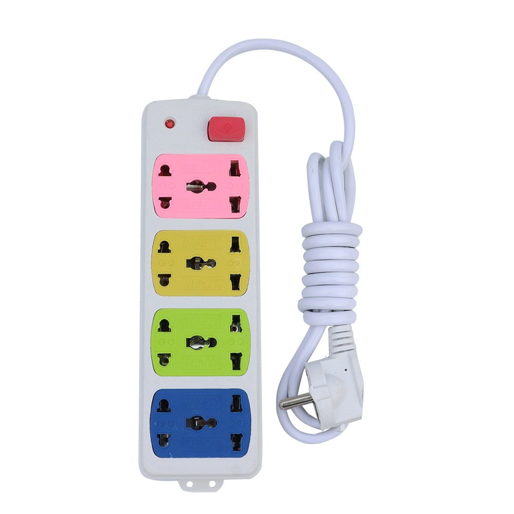 Electrical 13amps power king extension socket ac 6 pin desktop furniture power socket eu plug