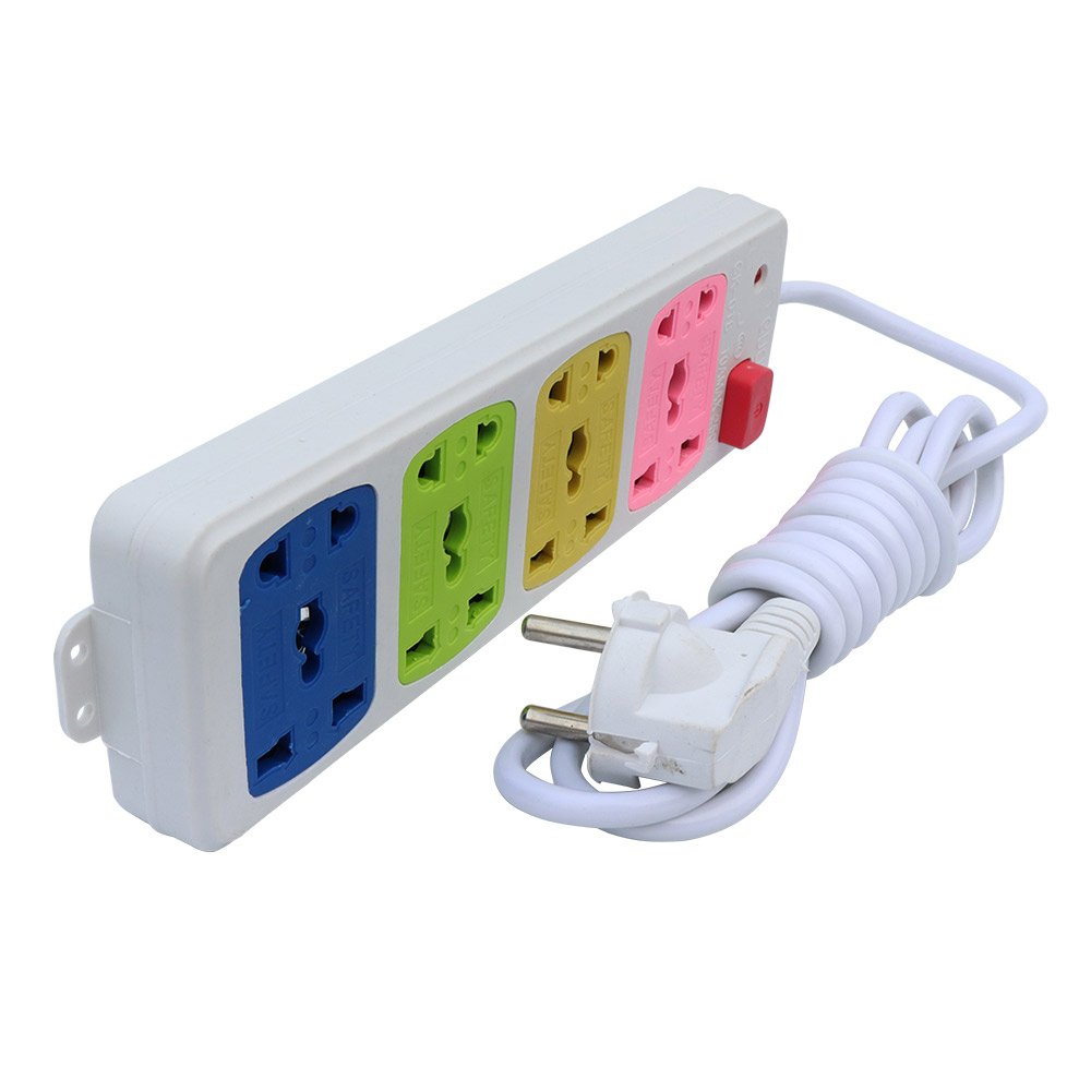 Electrical 13amps power king extension socket ac 6 pin desktop furniture power socket eu plug