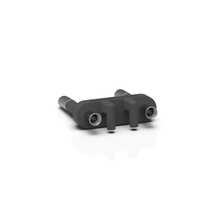 Italy 2 pins plug insert socket American 4.0mm electric 10A plug for power cord
