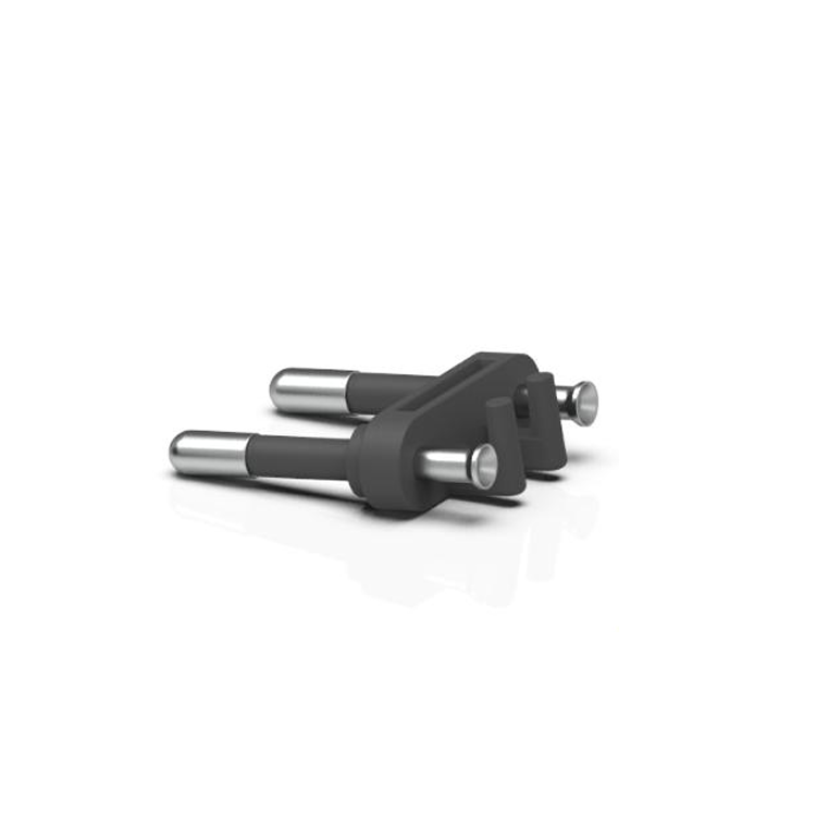 Italy 2 pins plug insert socket American 4.0mm electric 10A plug for power cord
