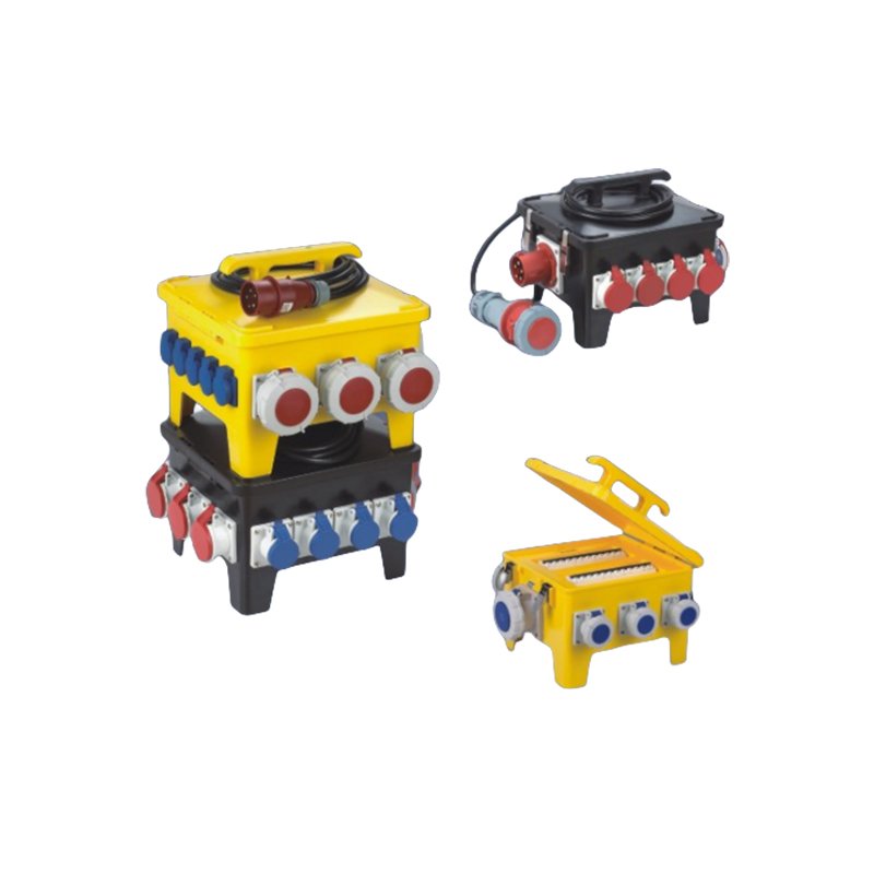 KY CEE Permanent abs combination socket box insulated distribution boxes - mobile Handheld Power sockets plugs box IP44 IP54